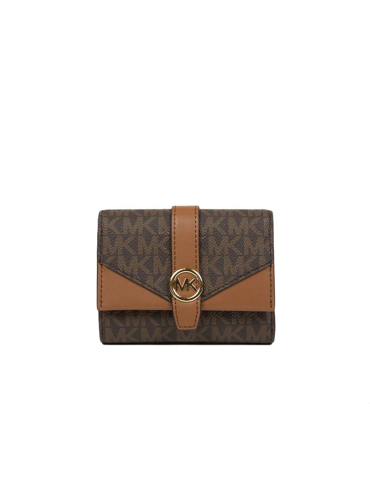 Michael Kors 100% Coated Canvas wallet in brown