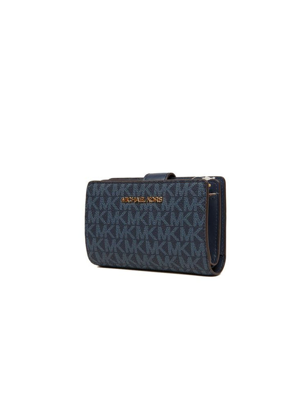 Michael Kors 100% Polyvinyl Chloride wallet in navy