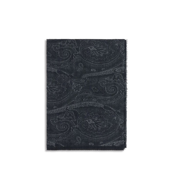 Etro 90% Modal scarf in black