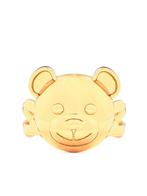 Moschino Brass ring in gold