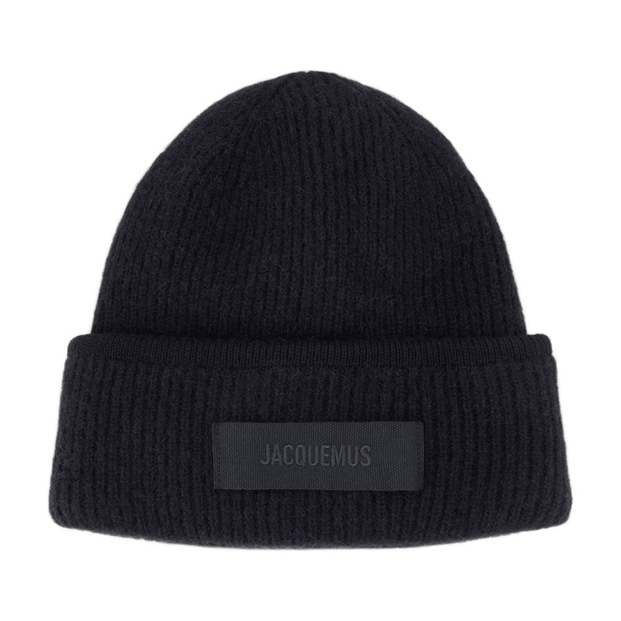 Jacquemus 246AC666-5217-990 Wool beanie in black