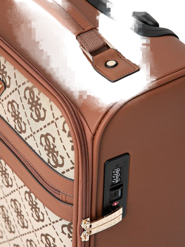 Guess Travel Bag Cognac Logo Polyester / Travel-bags
