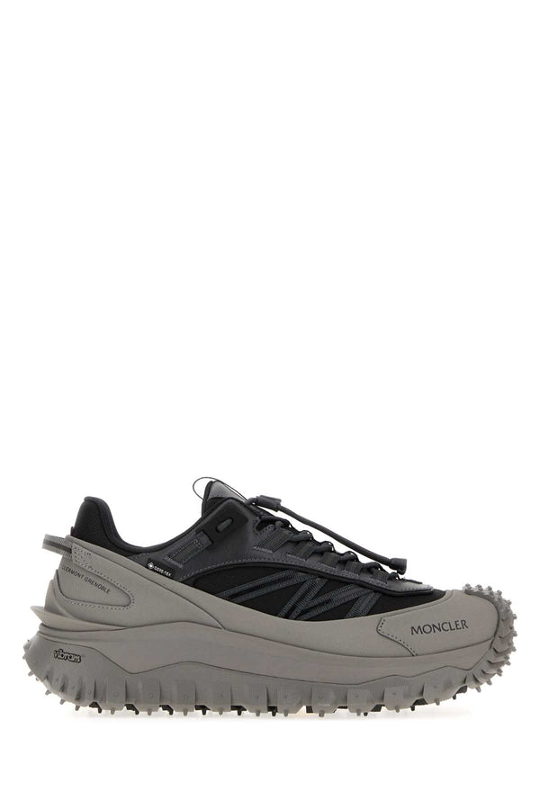 Moncler Sneakers Exterior: Fabric sneaker in gray