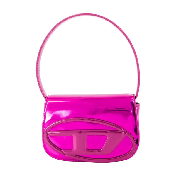 Diesel Calfskin shoulder bag in pink
