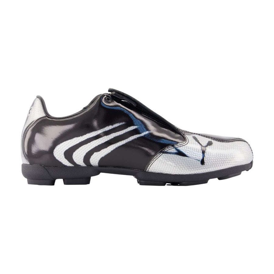 F50 Tunit Chito Sneakers - Y-3 Leather Silver Calfskin Shoes /