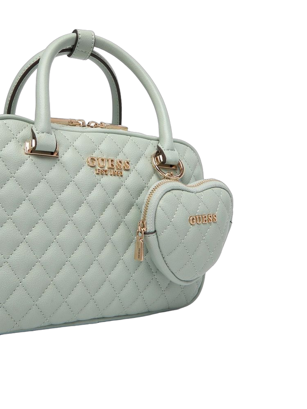 Guess 100% Polyurethane satchel bag in green