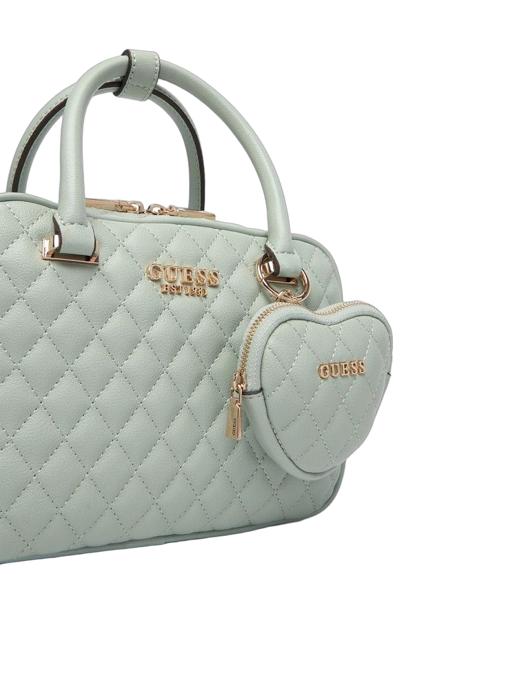 Guess 100% Polyurethane satchel bag in green