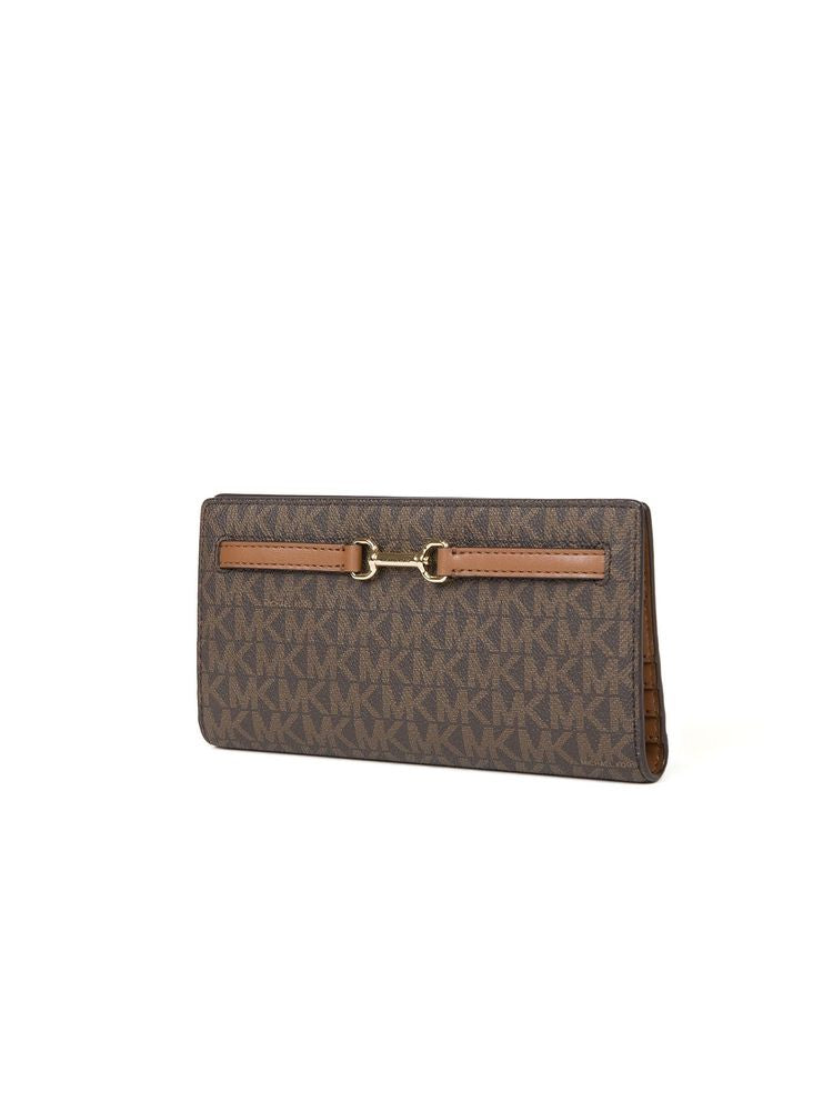 Michael Kors 89.4% Coated Canvas wallet in brown