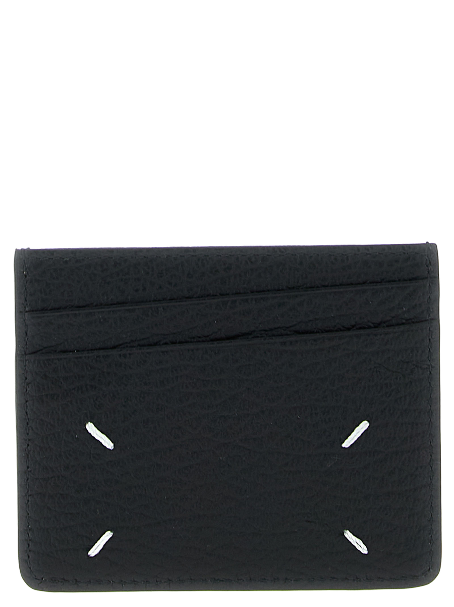 Maison Margiela 100% Calf Leather card case in black