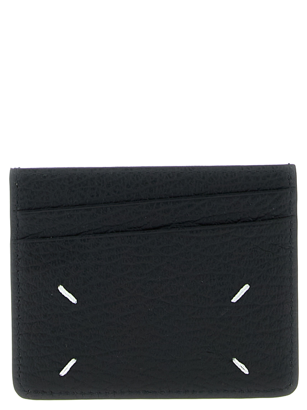 Maison Margiela 100% Calf Leather card case in black