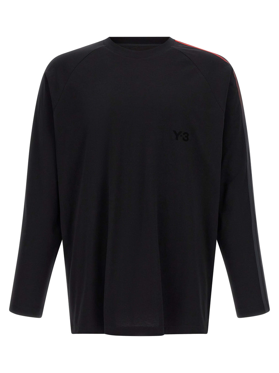 Y-3 100% cotton shirt in black