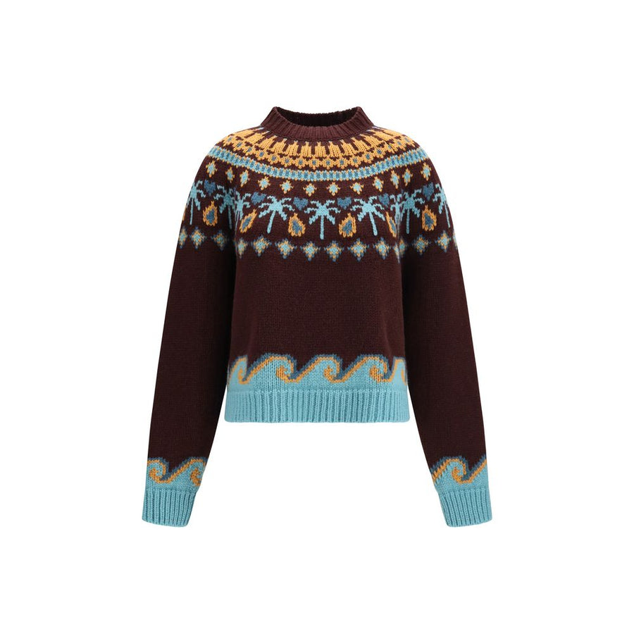 Bordeaux Wool Oves Aries Sweatshirt Clothing