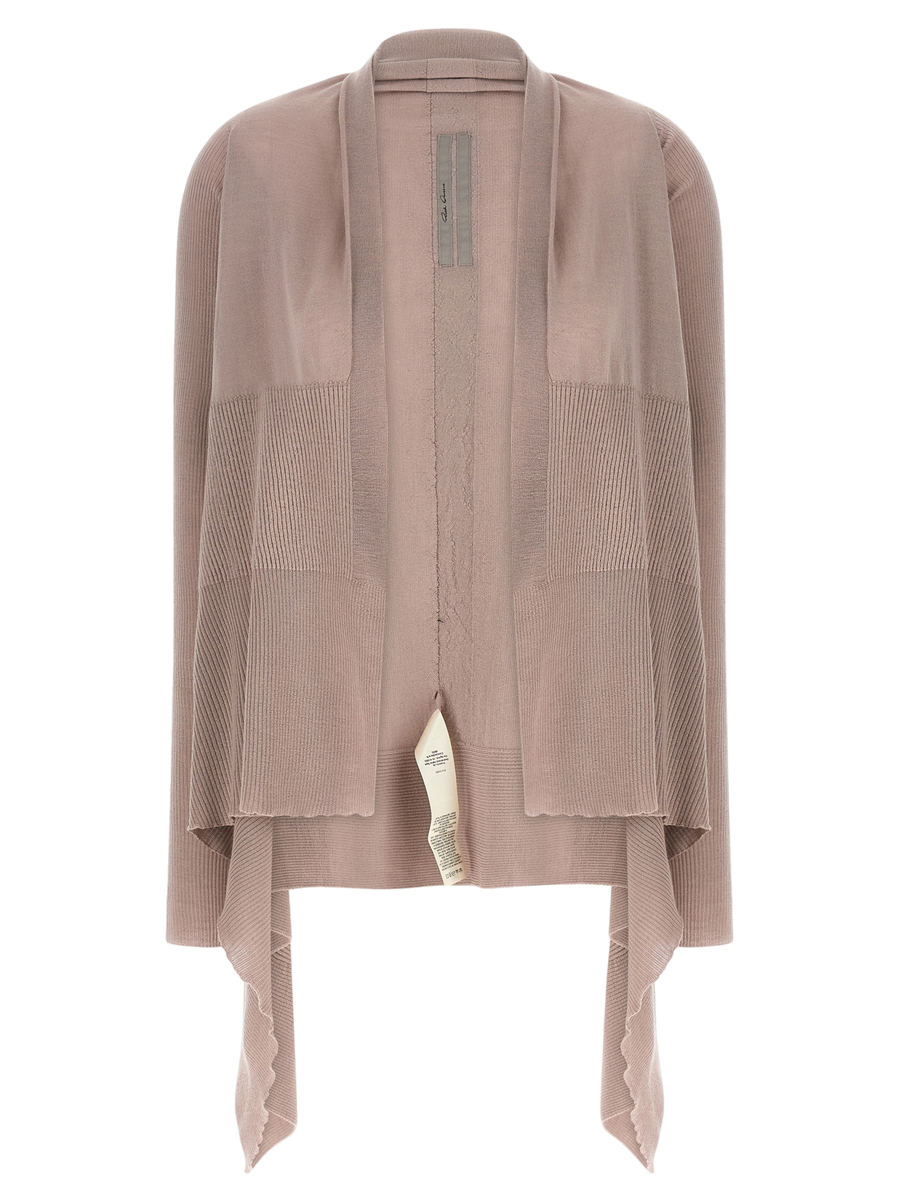 Rick Owens 100% Cotton cardigan in pink