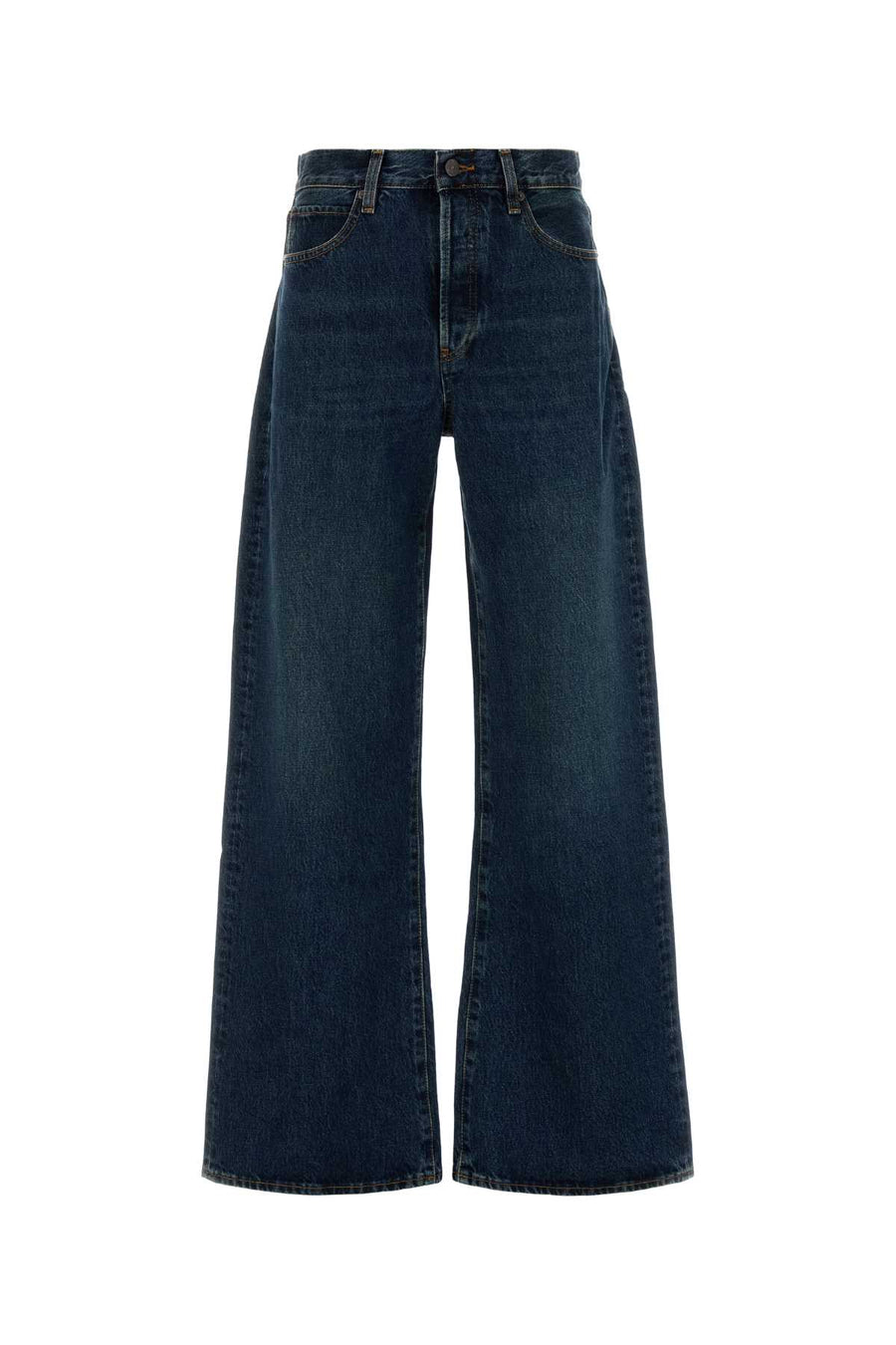 Frame Loose 100% Recycled cotton jeans in navy