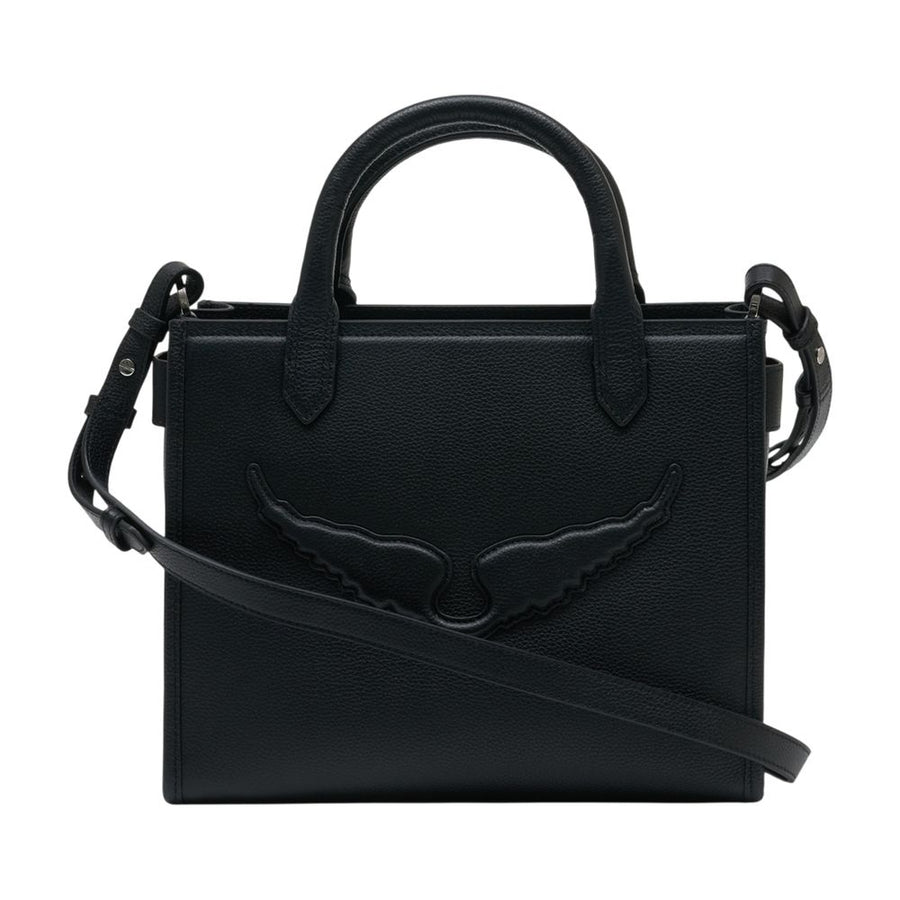 Zadig & Voltaire Calfskin tote bag in black