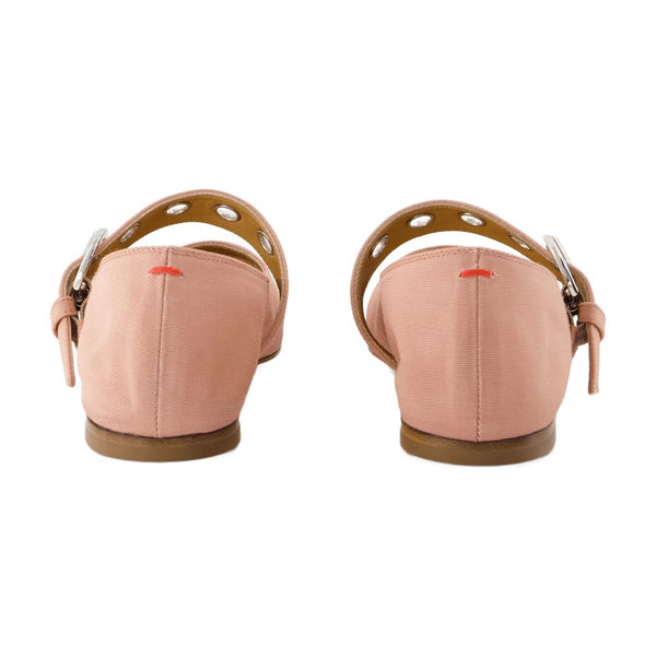 Aeyde Silk flat in pink