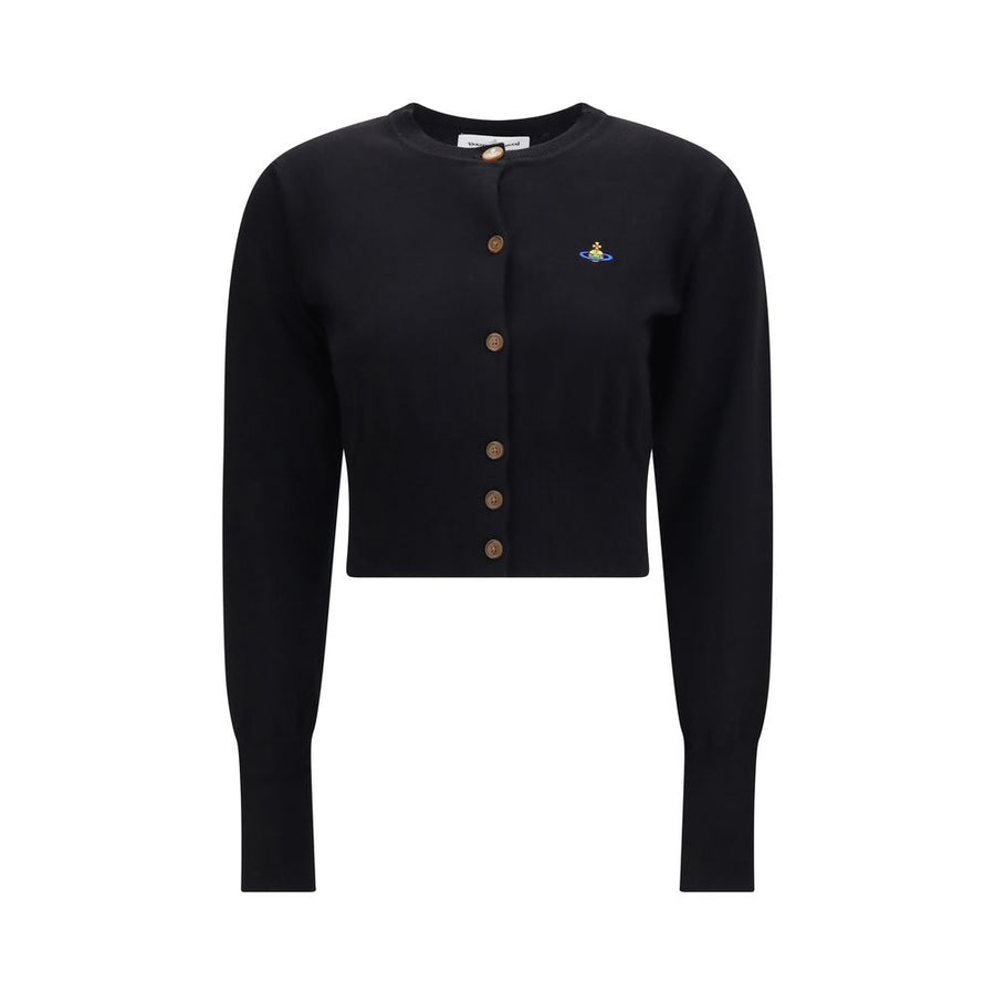 Black Cotton Cardigan Clothing