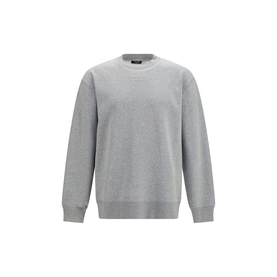 Balmain 95% Cotton 5% Elastane sweatshirt in gray