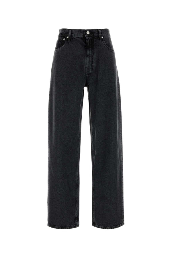 Jil Sander Trouser 100% Cotton jeans in black
