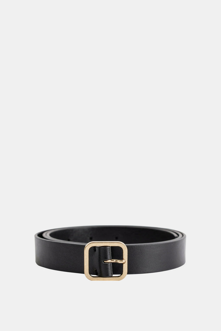 Marsell Smooth calfskin leather belt in black
