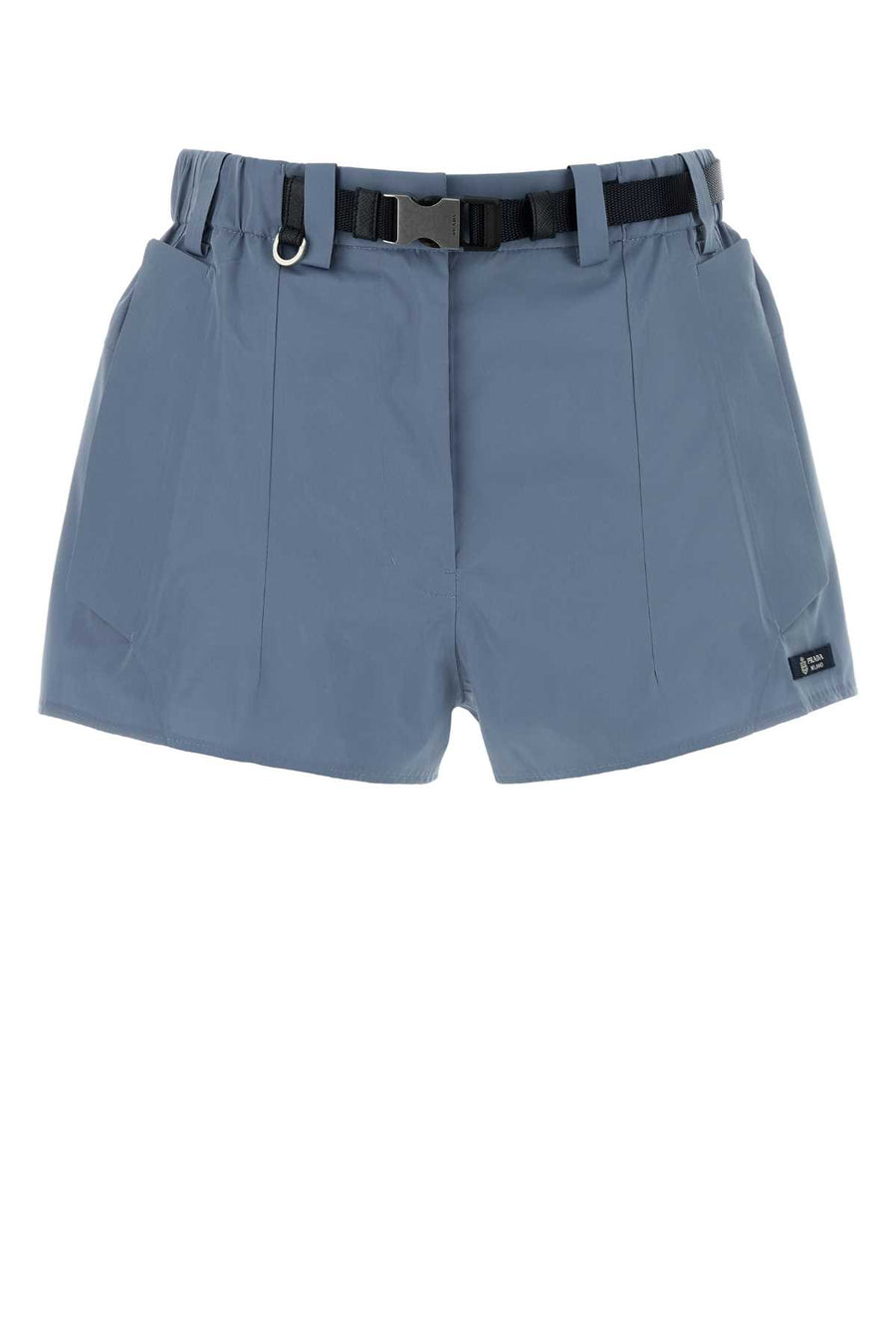 Prada 65% Polyester 27% Polyurethane 8% Nylon shorts in blue
