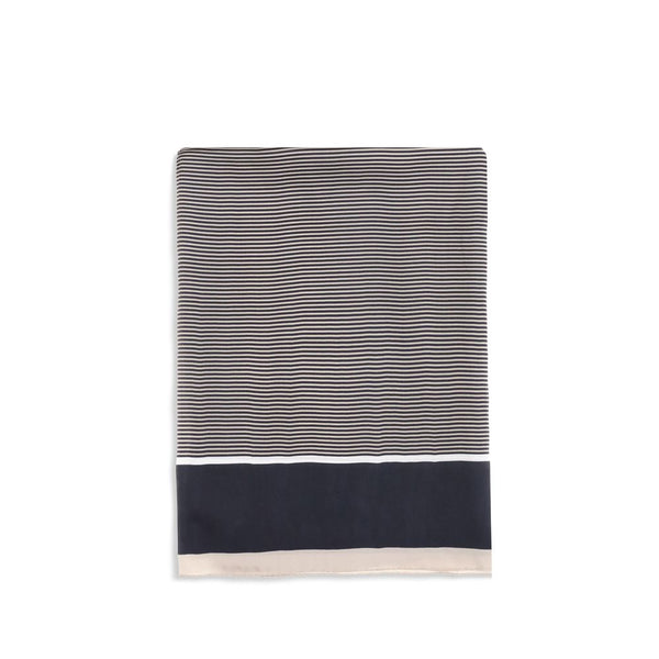 Saint Laurent 100% Silk scarf in blue