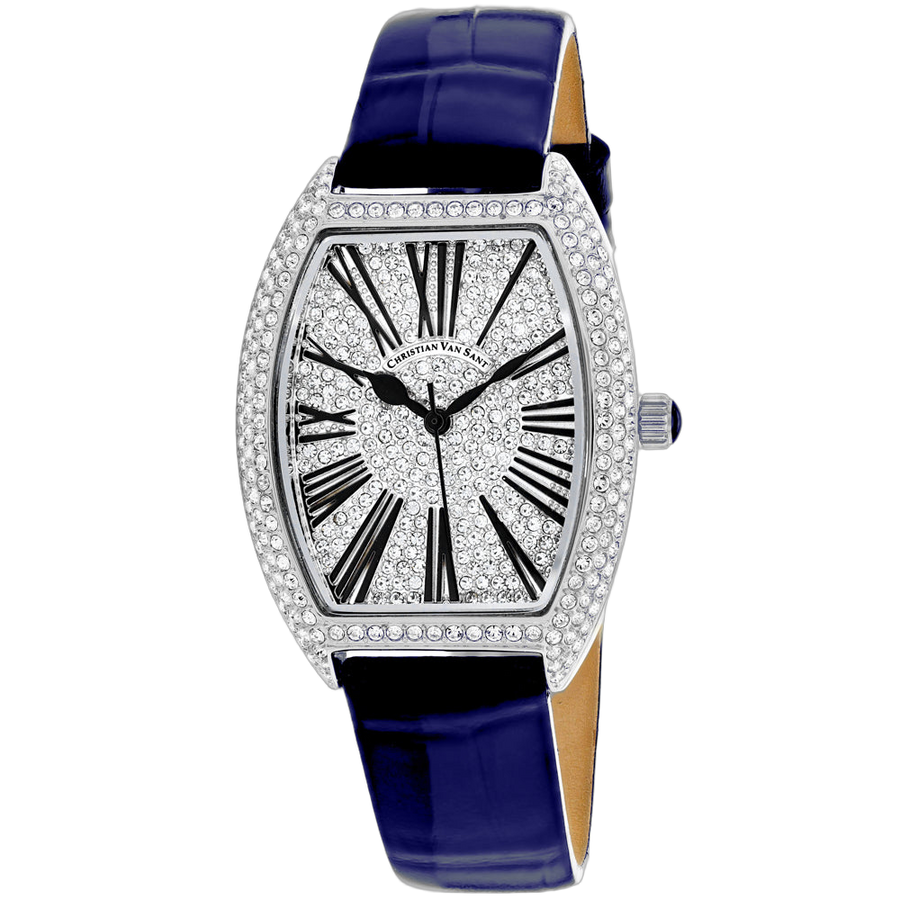 Christian Van Sant Stainless steel case watch in silver