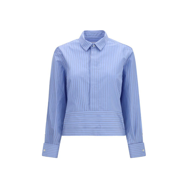 Blue Cotton Pattern Shirt