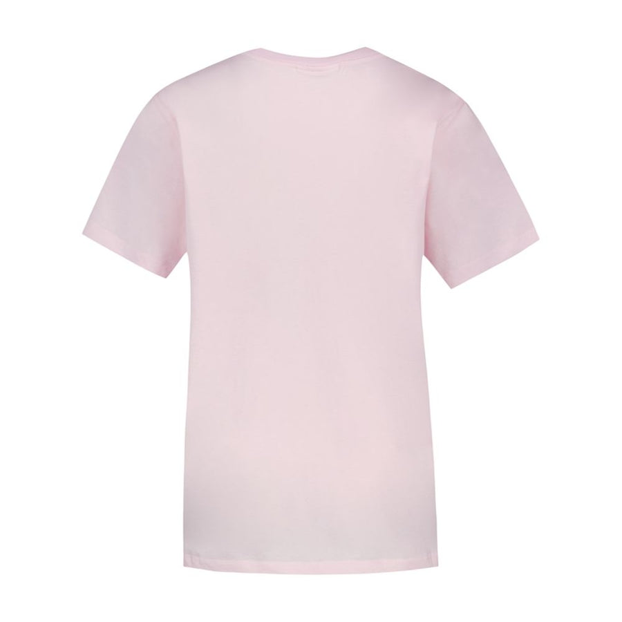 Ganni cotton t-shirt in pink