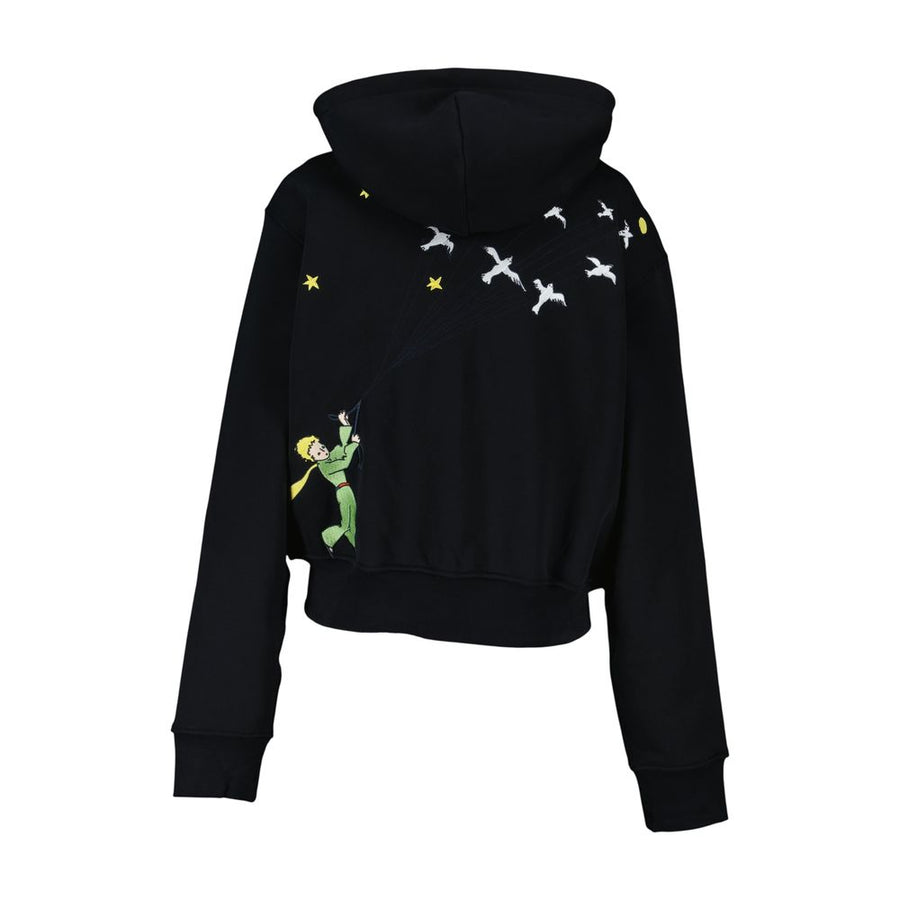 3.Paradis cotton hoodie in black