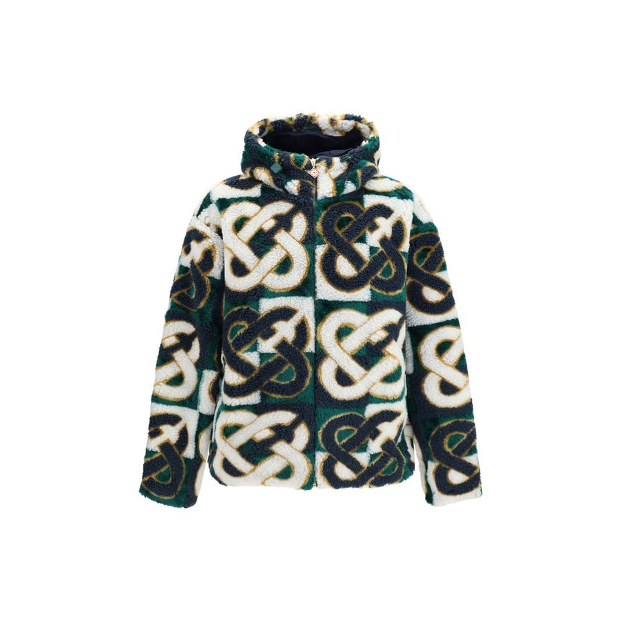 Casablanca 35% Polyester 30% Merino Wool 20% Mohair 15% Acrylic jacket in multicolor