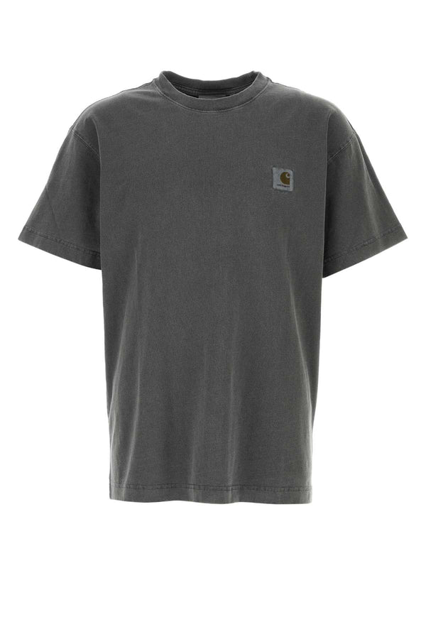 Charcoal Cotton Vista S-S T-Shirt Blackgarmentdyed Exterior