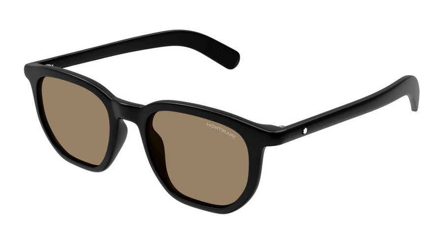 Montblanc MB0352S Acetate sunglasses in black