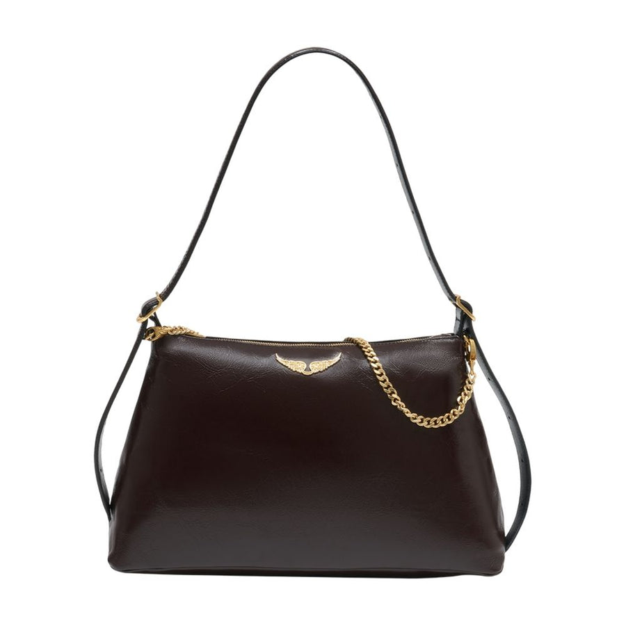 Zadig & Voltaire Cowhide shoulder bag in brown