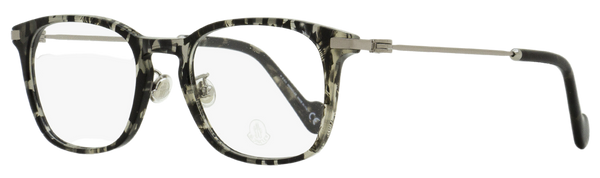 Moncler Rectangular Eyeglasses Ml5078d 056 Gray Havana 53mm 5078 Plastic (acetate)/metal