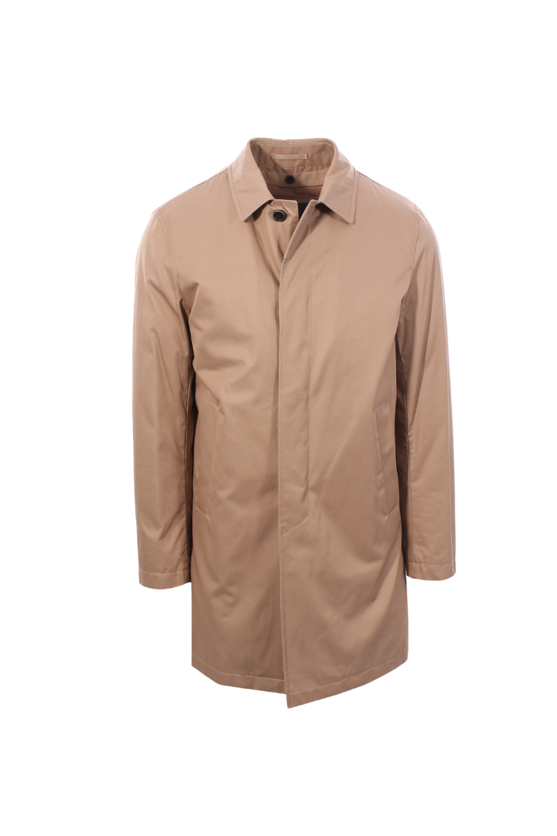 Herno 100% Polyamide coat in beige