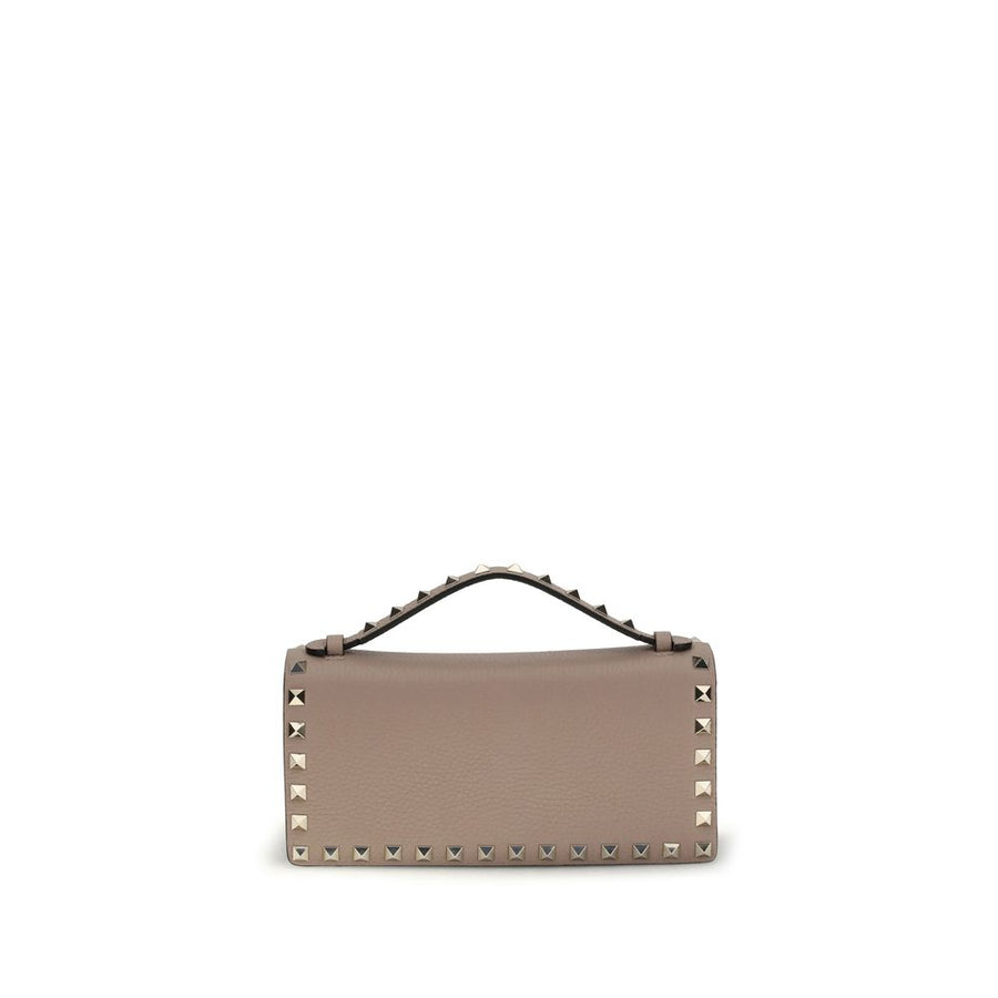Valentino Garavani 100% Calf Leather Bos Taurus wallet in beige
