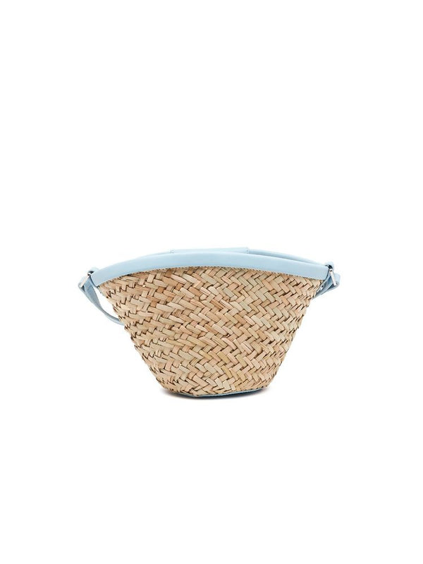 Pinko 100% Cowhide bucket bag in beige