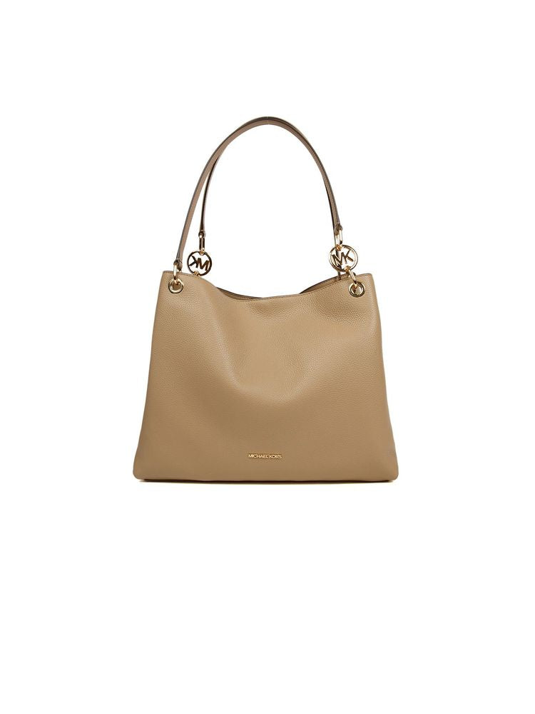 Michael Kors Leather shoulder bag in beige