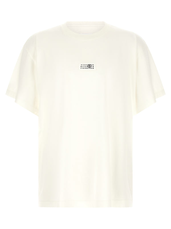 MM6 Maison Margiela 100% cotton t-shirt in white