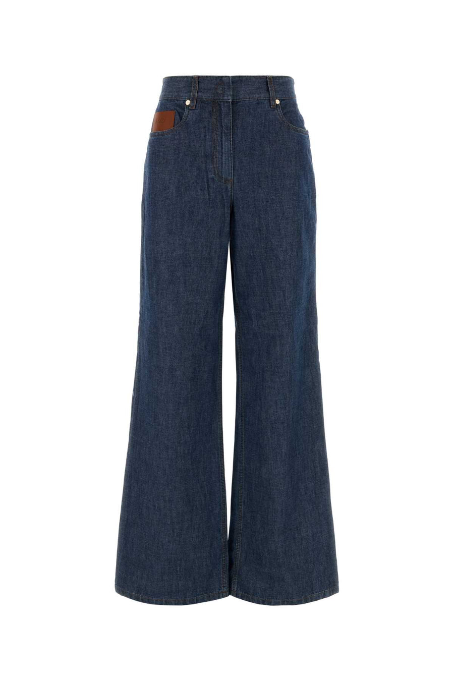Fendi 100% Cotton jeans in navy