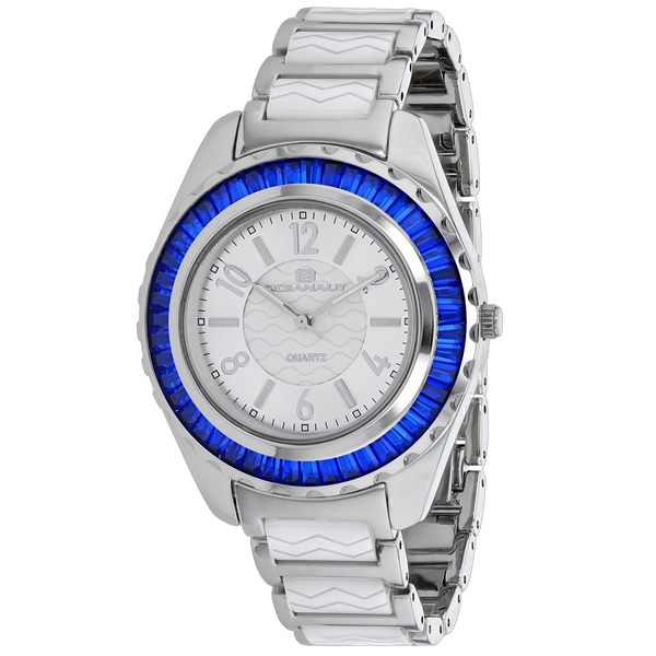 Oceanaut Stainless steel case and bracelet watch in silver
