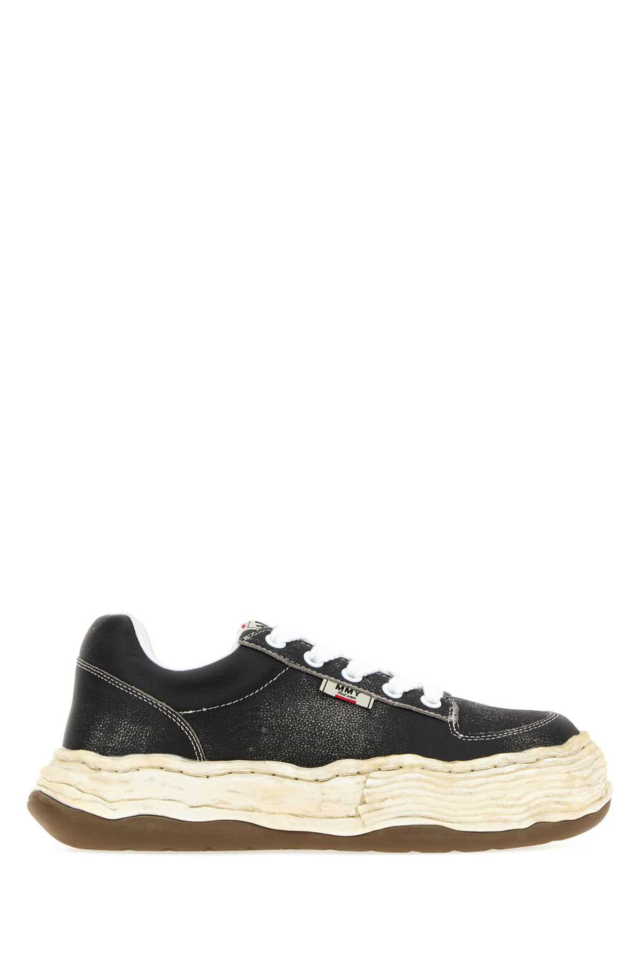 Maison Mihara Yasuhiro Exterior: 100% Leather sneaker in black