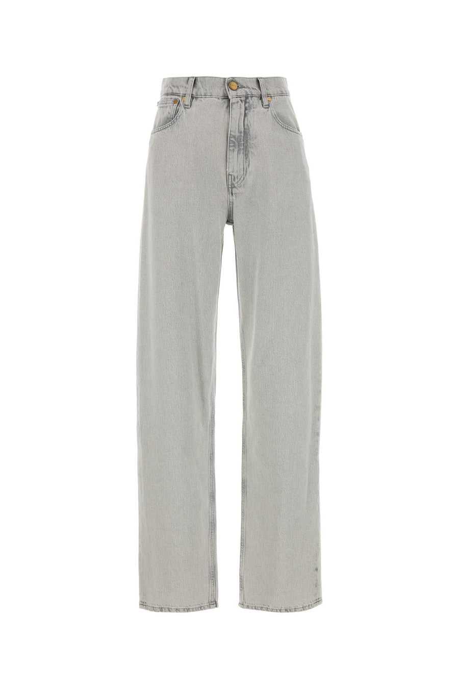 Light Grey Denim Jeans Slate Exterior: Cotton