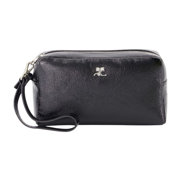 Courreges Leather wallet in black