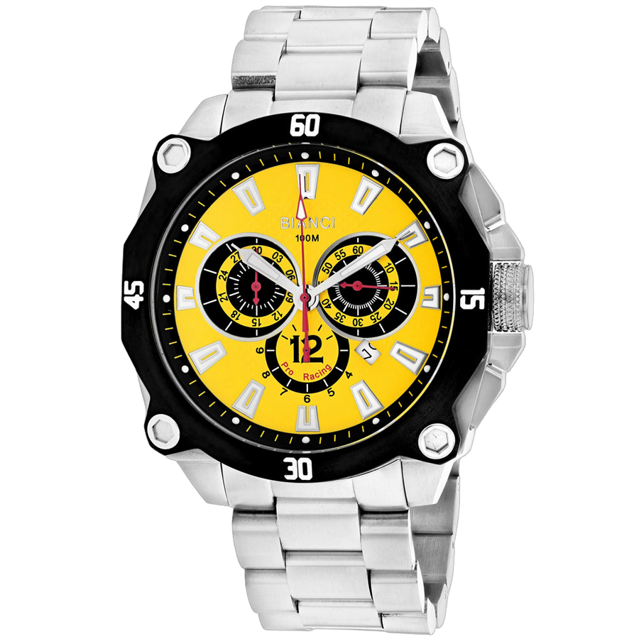 Roberto Bianci Stainless Steel case watch in yellow