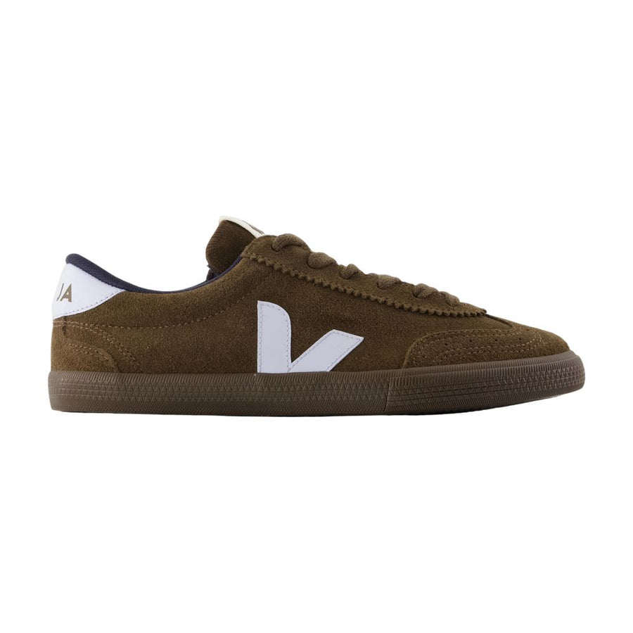Veja Calfskin suede sneaker in brown