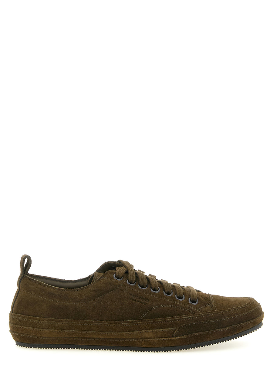 Tom Ford 95% leather sneaker in green