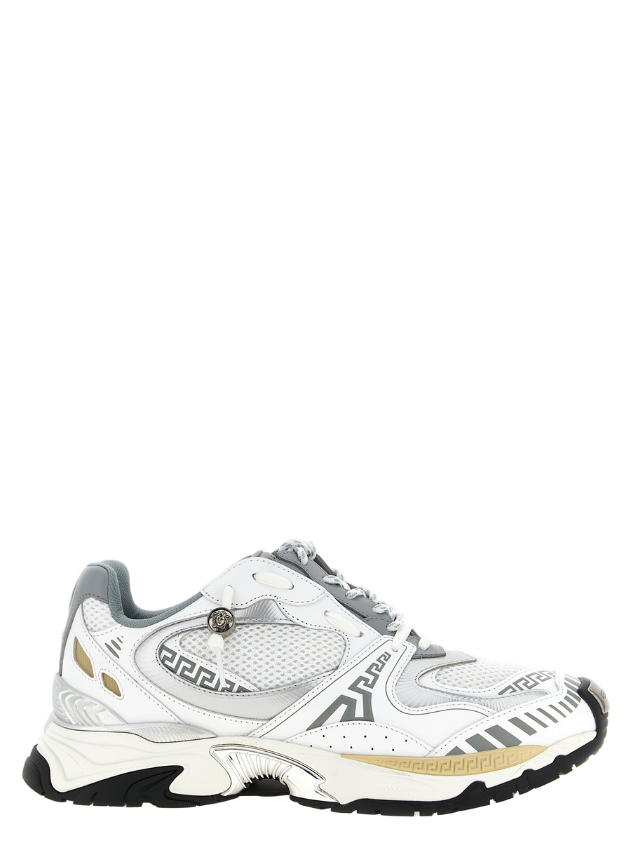 Multicolor Calfskin Chunky Sneakers