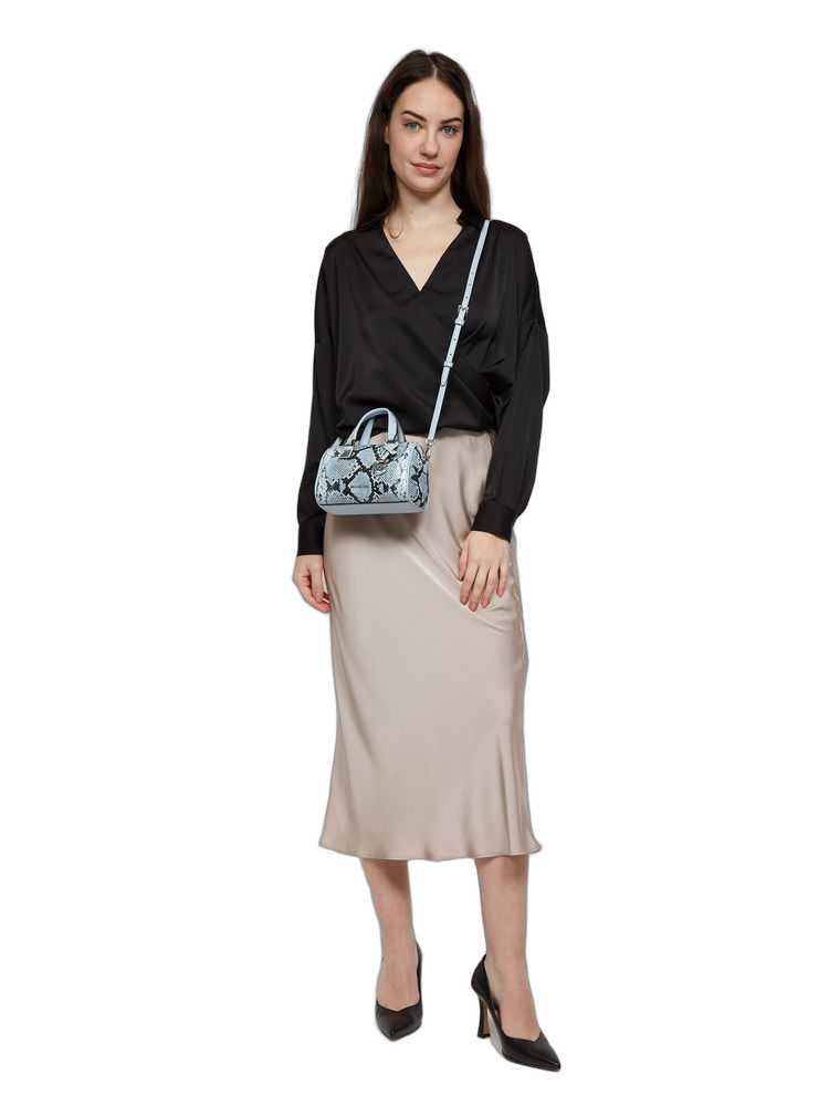Michael Kors 100% Polyvinyl Chloride crossbody bag in blue